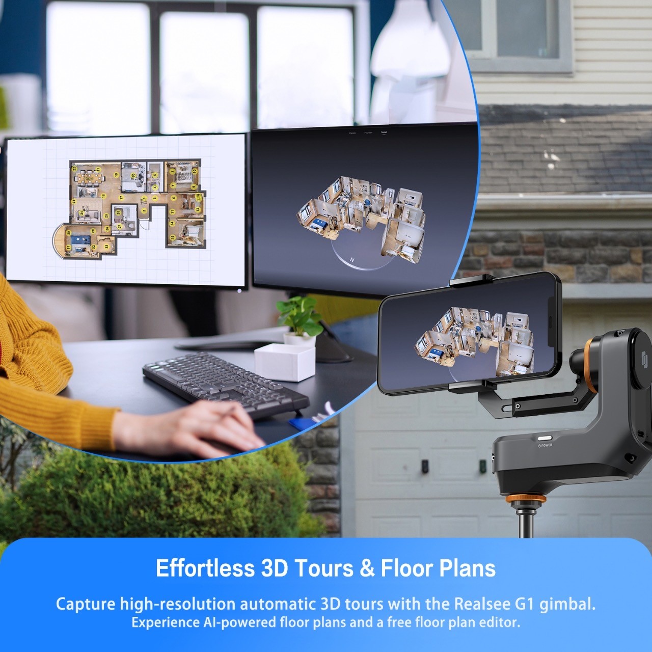 RealseeG1 スマートフォンジンバル - 画像 (3)